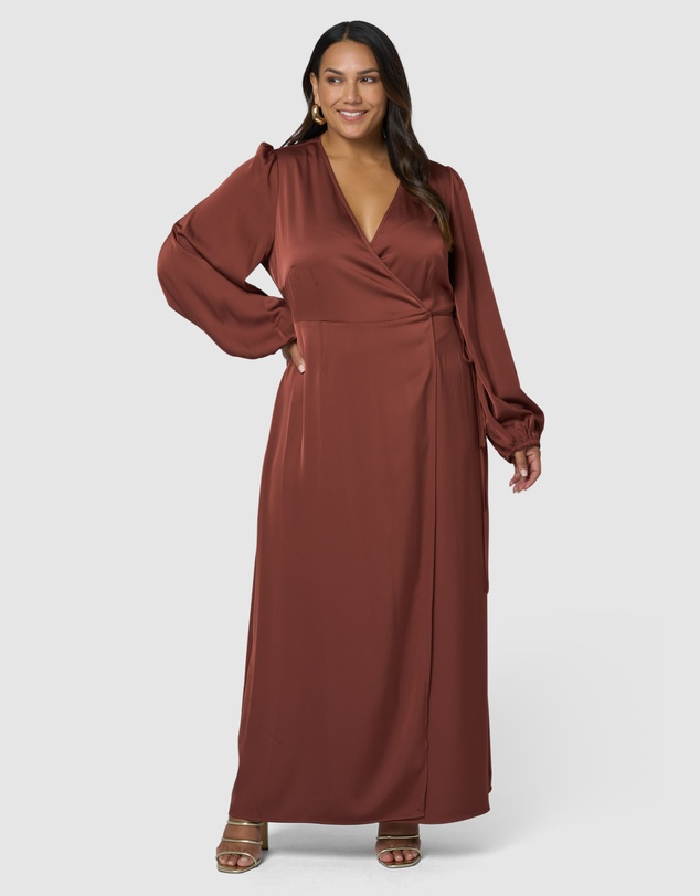 Pink Dusk by Curve Project - Crazy In Love Maxi Dress