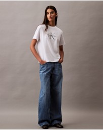 Calvin Klein Jeans - Embroidered Monogram Logo Tee