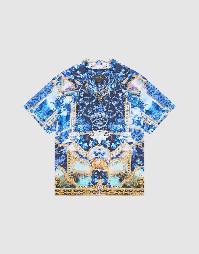 Camilla - SS Camp Collared Shirt - Kids-Teens