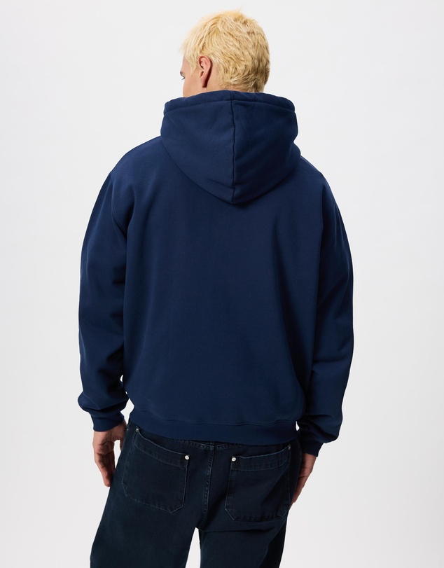 S Double - Address Text Pullover Hoodie