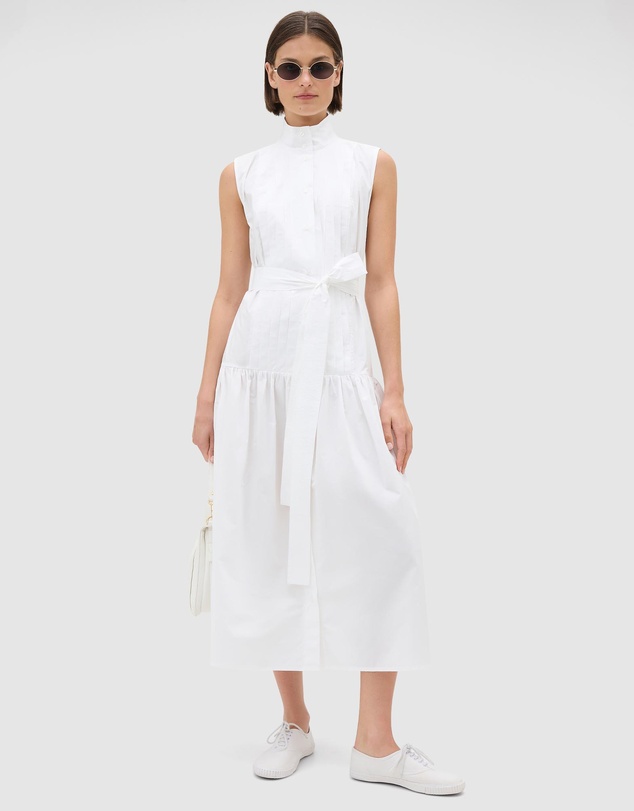 Oroton - Pleated Drop Waist Dress