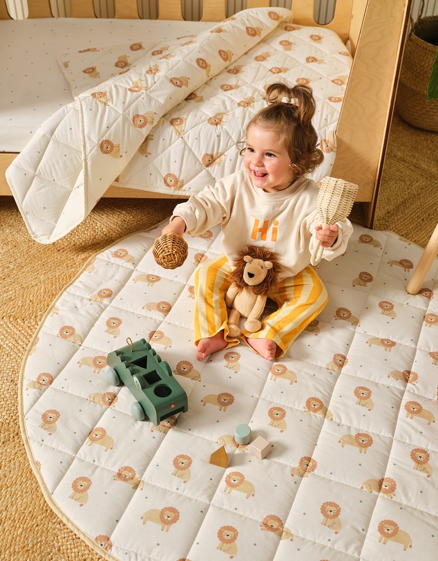 Linen House Kids - Lenny Lion Novelty Cushion