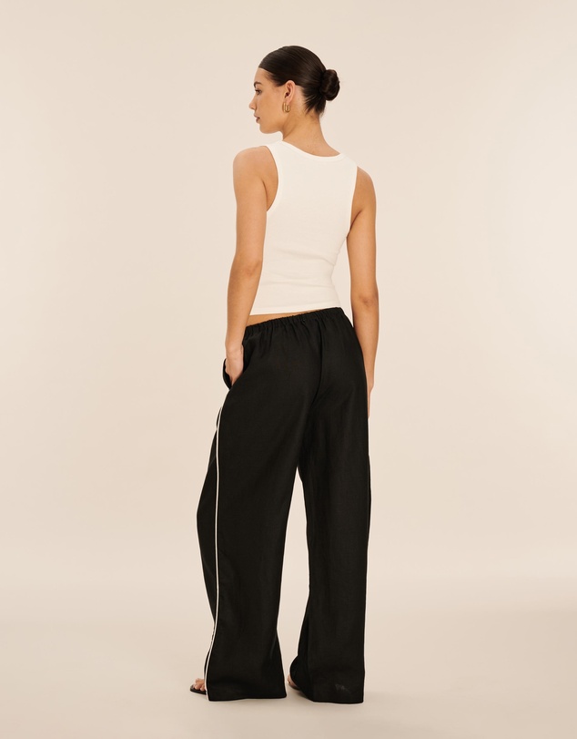 AERE - Cleo Linen Relaxed Pants