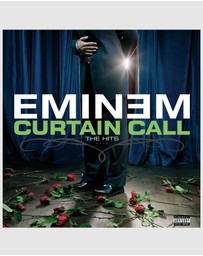 Universal Music - Crosley Record Storage Crate & Eminem Curtain Call - Double Vinyl Album Bundle