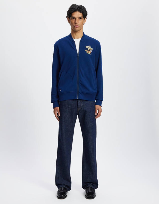 Polo Ralph Lauren - Embroidered Loopback Fleece Jacket - ICONIC EXCLUSIVE