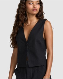 RVCA - Womens Logan Down Vest