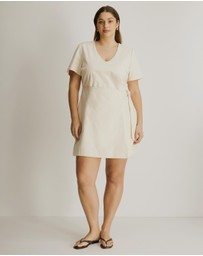 Atmos&Here Curvy - Ellie Cotton Twill Mini Dress