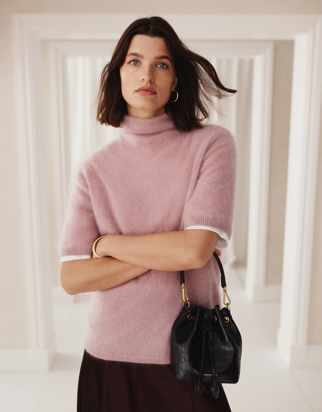 Country Road - Short Sleeve Fluffy Knit