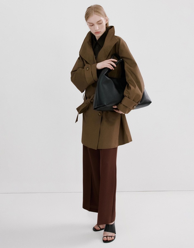 M.N.G - High-Waisted Lyocell Trousers