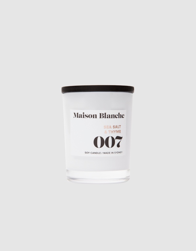 Maison Blanche - 007 Sea Salt & Thyme - Small Candle