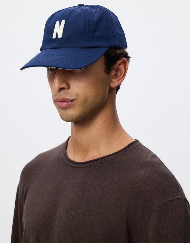 Norse Projects - Light Canvas Felt N 8 Panel Cap