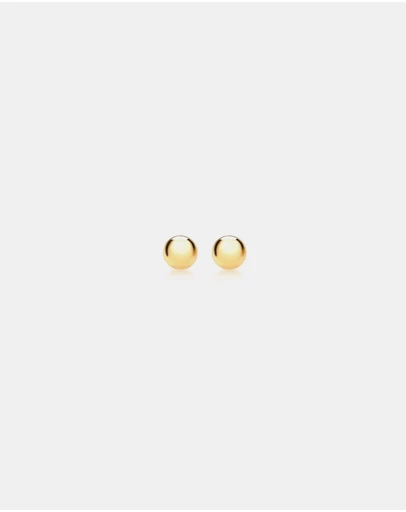 Zoe Olivia - 9K Gold Small Ball Stud Earrings
