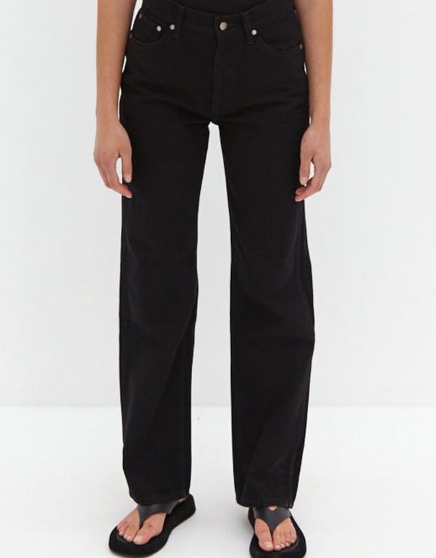 Style Addict - CORE Straight Leg Jeans - Black