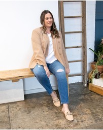 Love Your Wardrobe - Milly Distressed Stretch Jeans