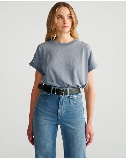 Steel Blue Acid Wash