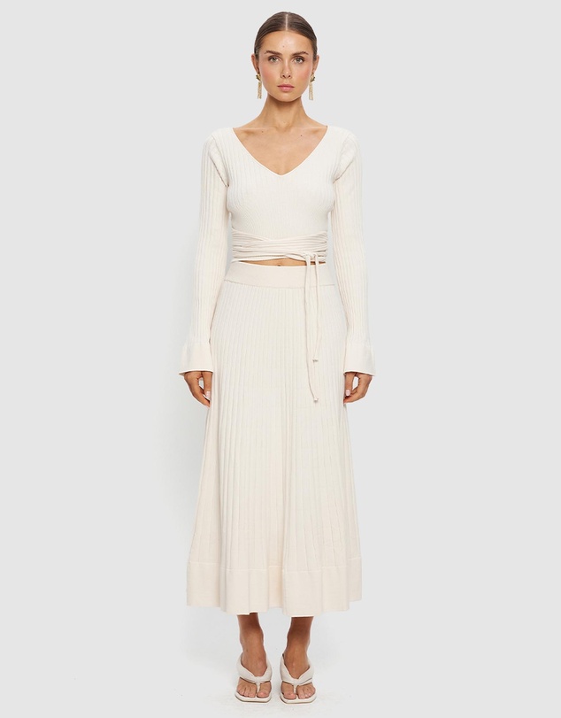 KIVARI - Daphne Rib Knit Top