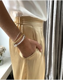 SILK MAGNOLIA - 100% Silk Pants