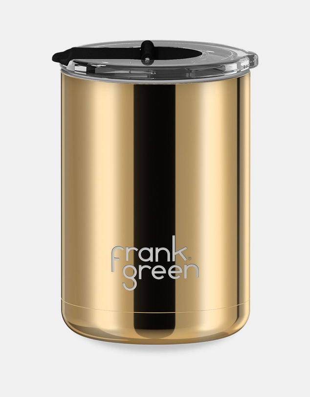 Frank Green - 12oz Ceramic Coffee Cup with Hinged Screw Lid