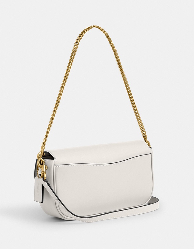 Coach - Refined Calf Leather Essential Chain Pouch Bag