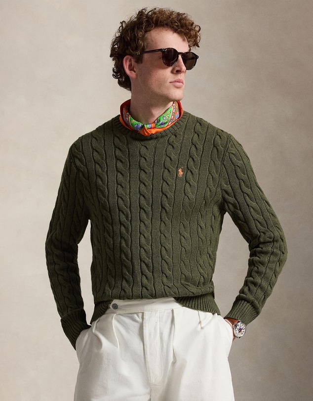 Polo Ralph Lauren - Cable-Knit Cotton Sweater - ICONIC EXCLUSIVE
