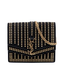 Pre-Loved by Azura Reborn - Pre-Loved Medium Studded Suede Monogram Sulpice Crossbody