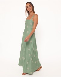 Petal & Pup - Oregon Maxi Dress - Green