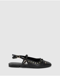 Belle & Bloom - True Romance Slingback Leather Flat