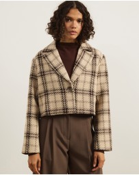 Atmos&Here - Marnie Wool Blend Short Coat