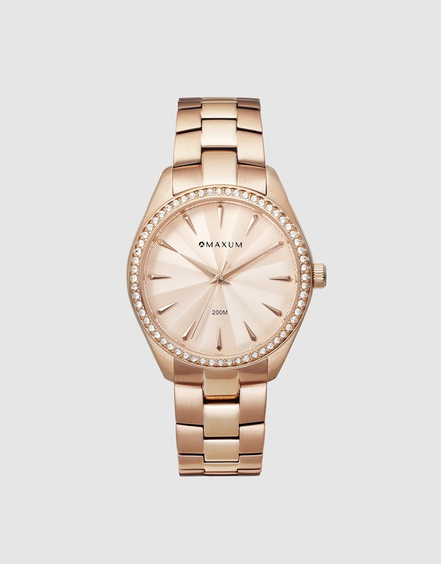 Maxum - Sydney - Rose Gold Tone Dial, Rose Gold Tone Case & Bracelet