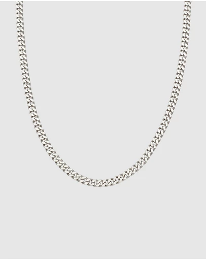 Kuzzoi - ICONIC EXCLUSIVE - Necklace Male Curb Chain 925 Sterling Silver