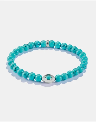 THOMAS SABO - THOMAS SABO Turquoise Eye Bead Bracelet