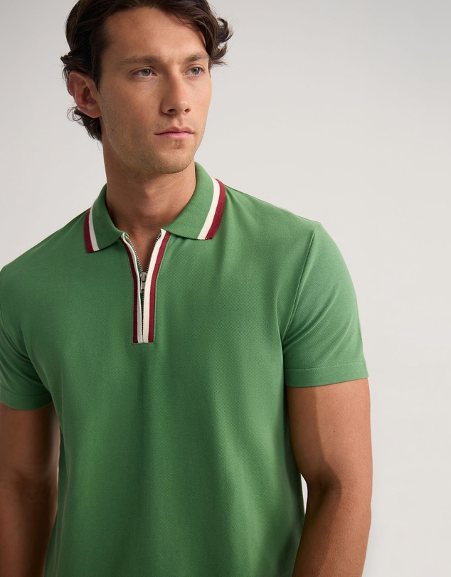 Oxford - Orwell Zip Neck Polo
