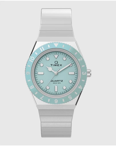 TIMEX - Q Timex® Mini 30mm Stainless Steel Expansion Band Watch