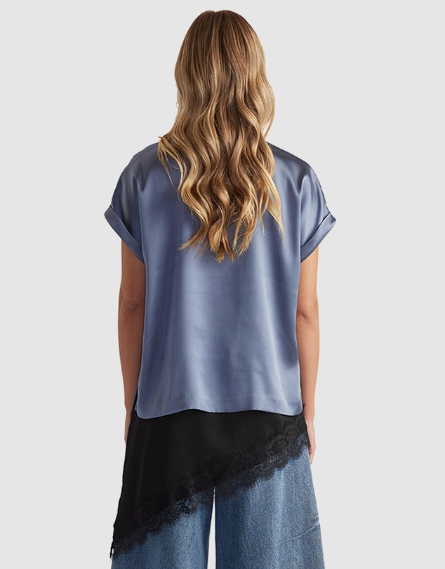 Decjuba - AnnMaree Satin Tee