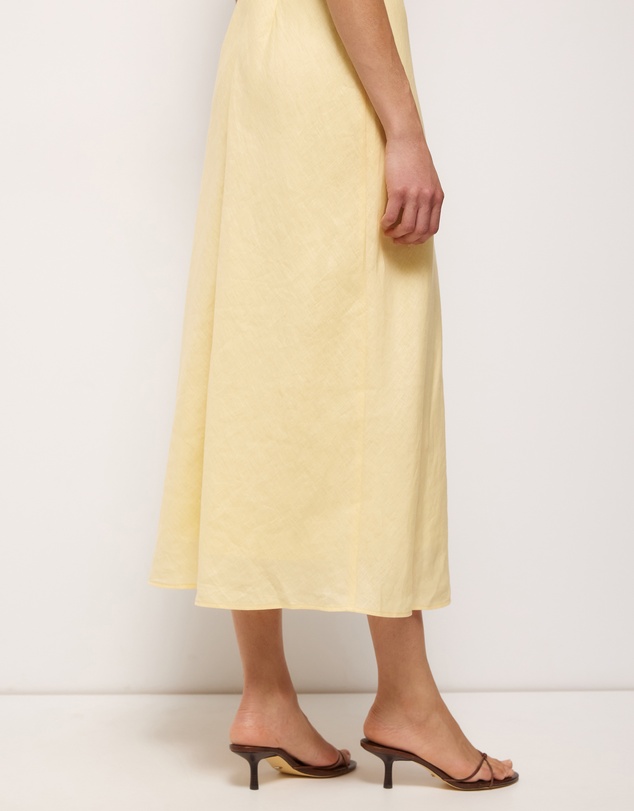 AERE - Amie Linen Midi Dress