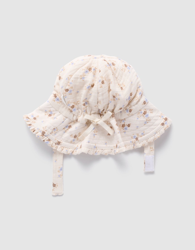Purebaby - Ruffle Sunhat-Kids-Babies