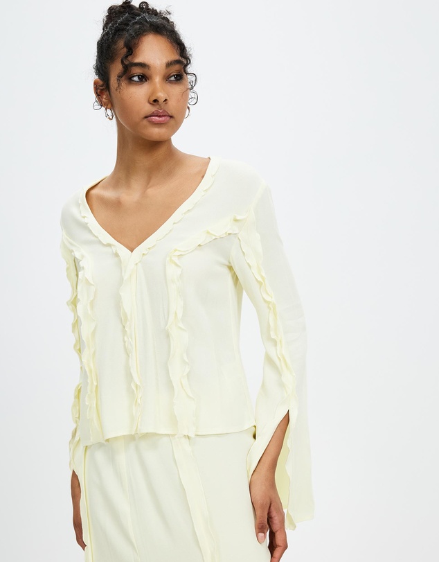 Third Form - Stroke Frill Blouse