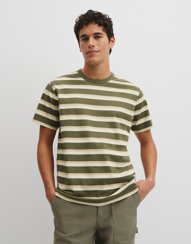 Country Road - Australian Cotton Stripe Workwear T-shirt