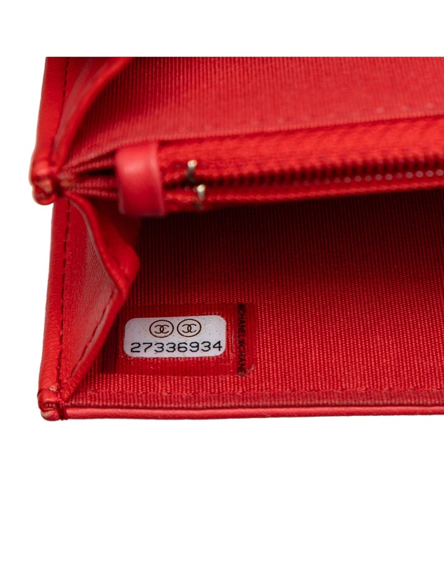 Pre-Loved by Azura Reborn - Pre-Loved CC Lambskin Patchwork Wallet On Chain