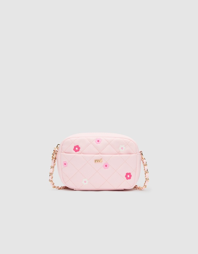 Seed Heritage - Flower Embroidered Camera Bag