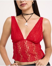 Alice In The Eve - Colette Lace Tank Top