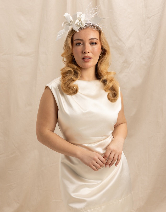 Morgan & Taylor - Dulcie Headpiece in White