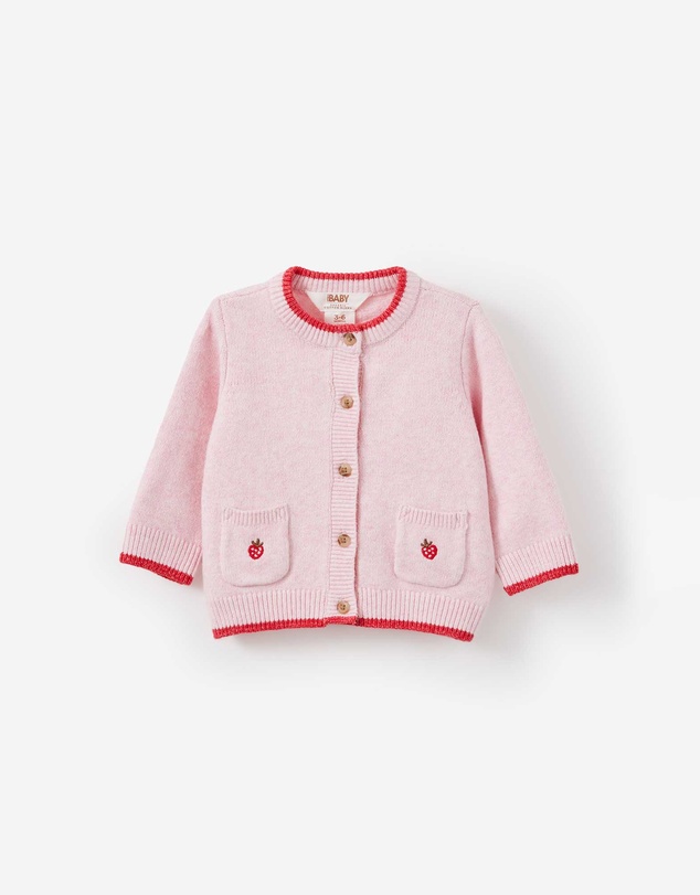 Cotton On Kids - Baby Organic Blend Knit Cardigan
