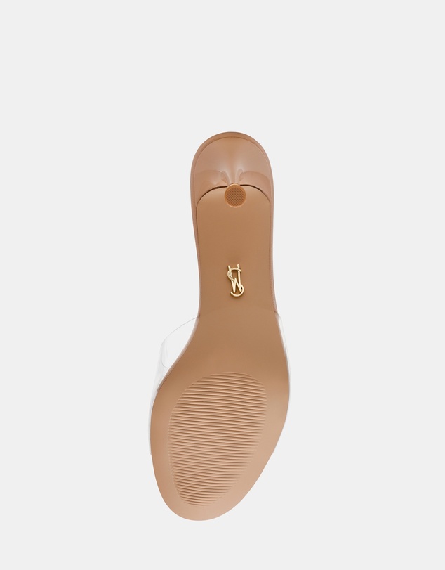 Steve Madden - Rivington Clear Nude Heels