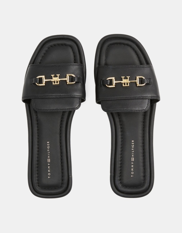 Tommy Hilfiger - Leather Horsebit Mules - Women's