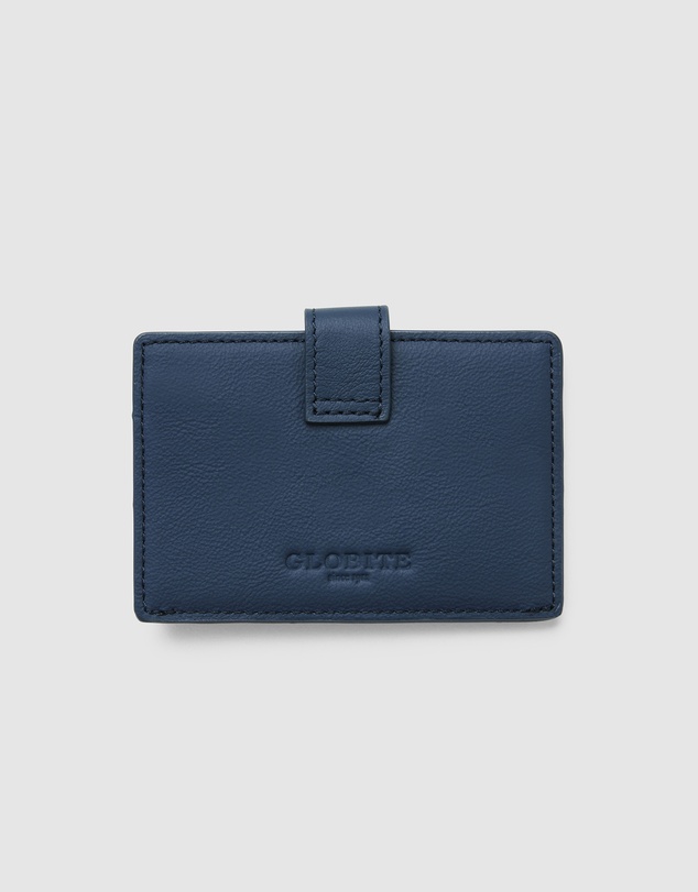 Globite - Leather RFID Card Holder Snap Button