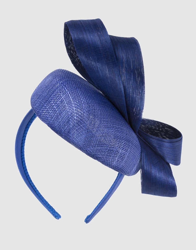 Max Alexander - Royal Blue Pillbox Racing Fascinator