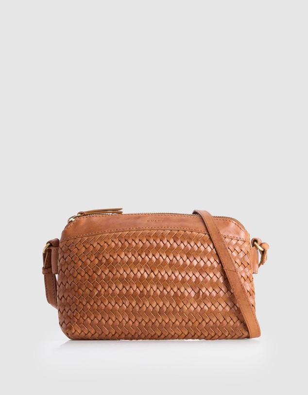 Evity - Elise Leather Weave Crossbody Bag