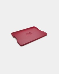 Joseph Joseph - Cut&Carve™ Plus Extra-Large Multi-function Chopping Board (Red)