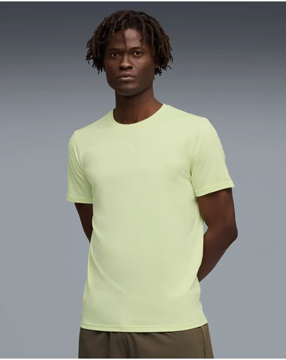 Puma - Train All Day Heather Cat Tee - Men
